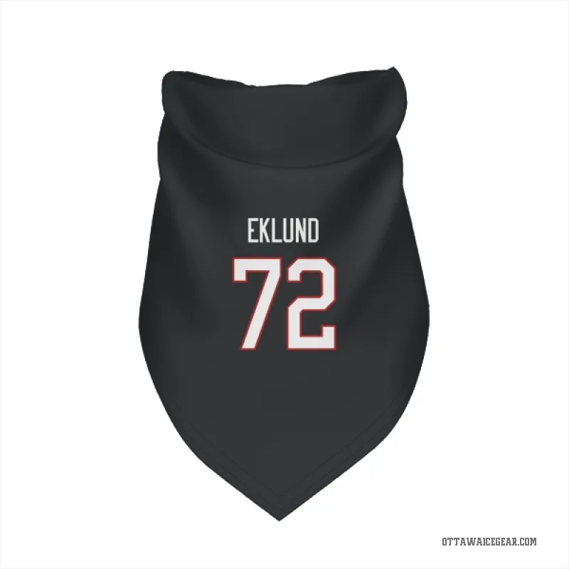 William Eklund  Black Ottawa Senators  Cat & Dog Pet Bandana