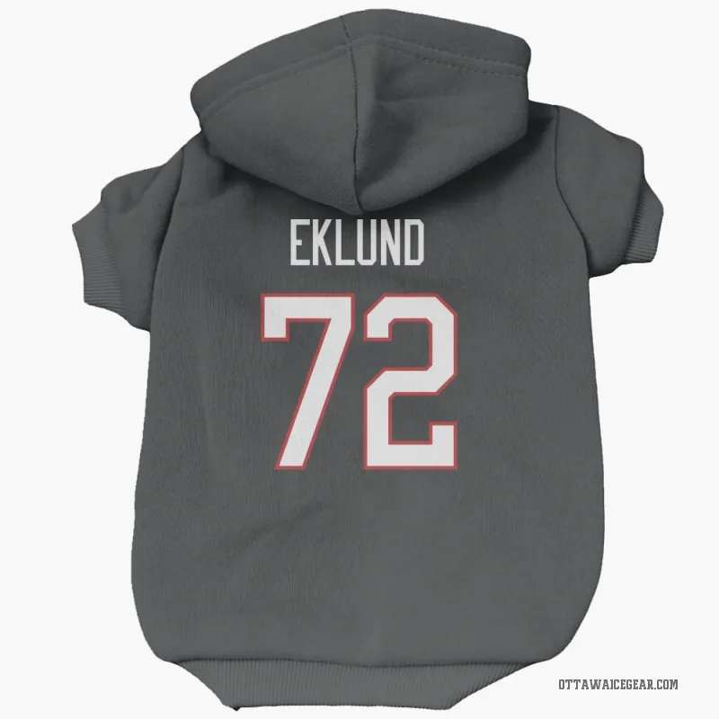 William Eklund  Black Ottawa Senators  Cat & Dog Pet Hoodie