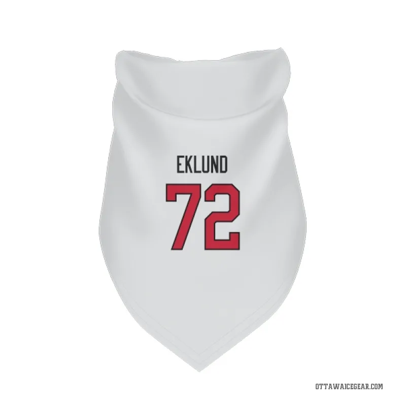 William Eklund  White Ottawa Senators  Cat & Dog Pet Bandana